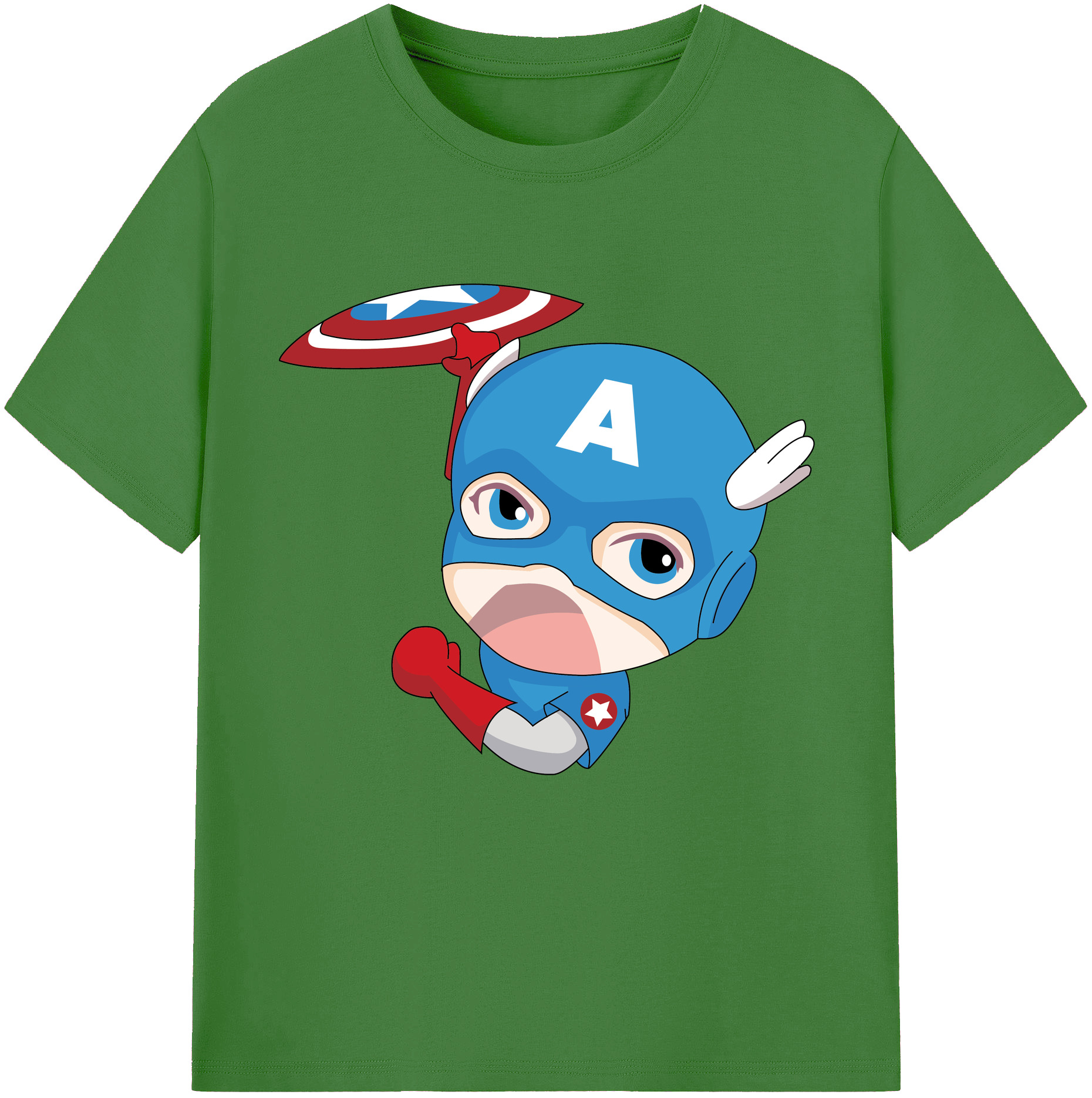 （画像用） アベンジャーズ The Avengers レディースカジュアルプリントTシャツ（綿100％）